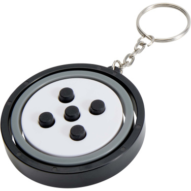 Logotrade reklamprodukter bild: Spinx nyckelring med gyroskopisk fidget av återvunnen plast
