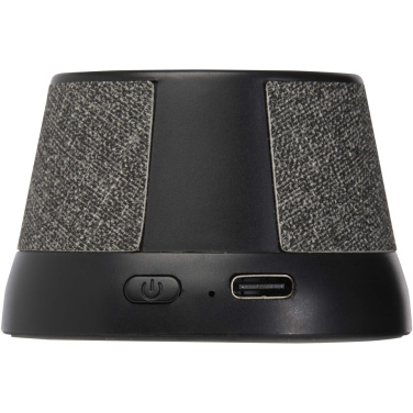 Logotrade kampanjprodukter bild: Horna magnetisk trådlös högtalare på 3 W av återvunnen plast