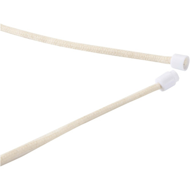 Logotrade profilreklam bild: Adhab nyckelband för smartphone med detaljer i bambu