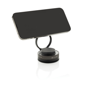 Logotrade profilprodukter bild: Terra 360 RCS återvunnen plast universell telefonhållare