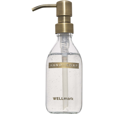 Logotrade reklamprodukter bild: Wellmark Discovery 250 ml dispenser för handtvål och 150 g doftljus