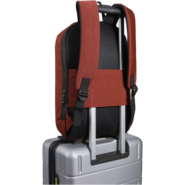 Logotrade reklamprodukter bild: Luma stöldsäker 15 tums laptopväska av återvunna GRS-material, 10 l