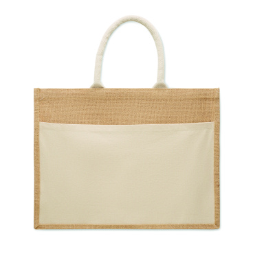 Logotrade presentreklam bild: Kasse i bomull/jute 280gsm