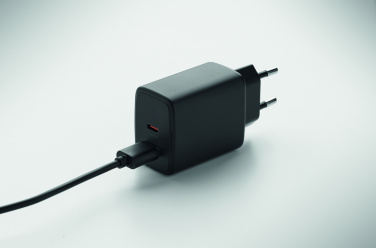 Logotrade profilprodukter bild: EU 2-polig väggadapter/laddare